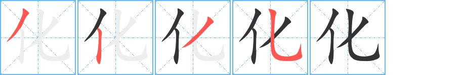 化字筆畫寫法