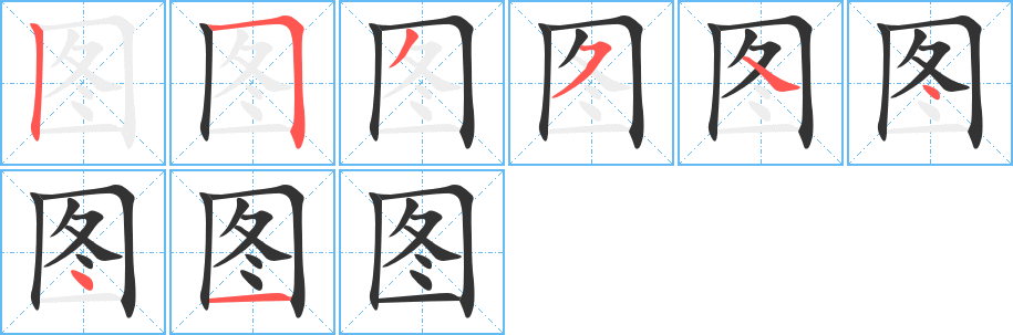 圖字筆畫寫法
