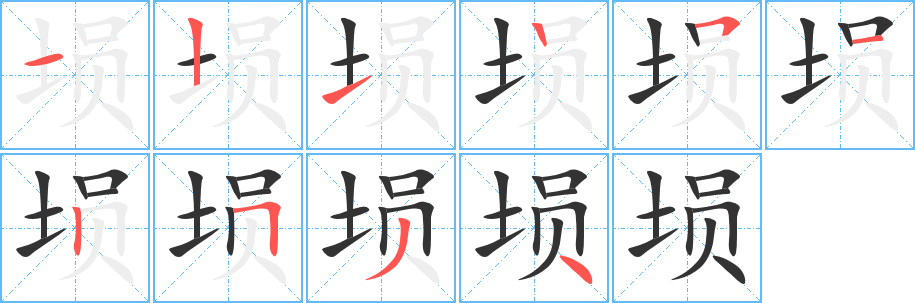 塤字筆畫寫法
