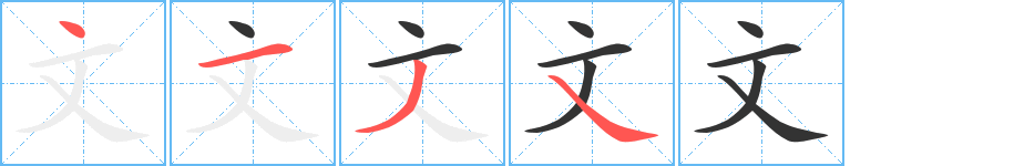 文字筆畫寫法
