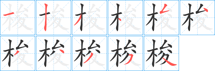 梭字筆畫寫法