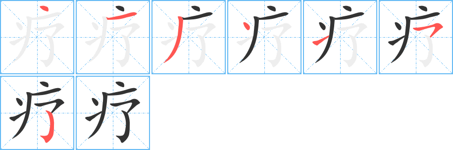 療字筆畫寫法