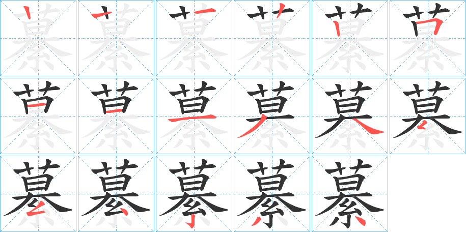 繤字筆畫寫法