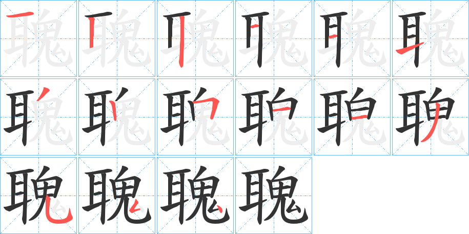 聭字筆畫(huà)寫(xiě)法