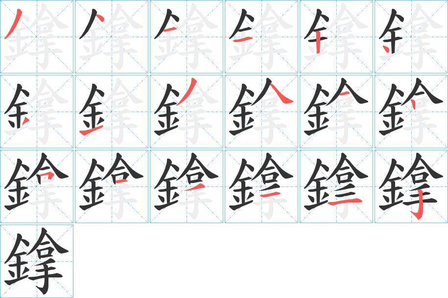 鎿字筆畫寫法